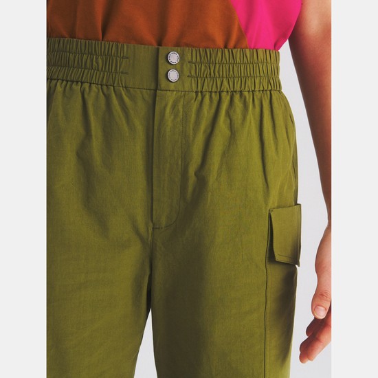 Aigle Cargo Pants Women Green ZA-70295